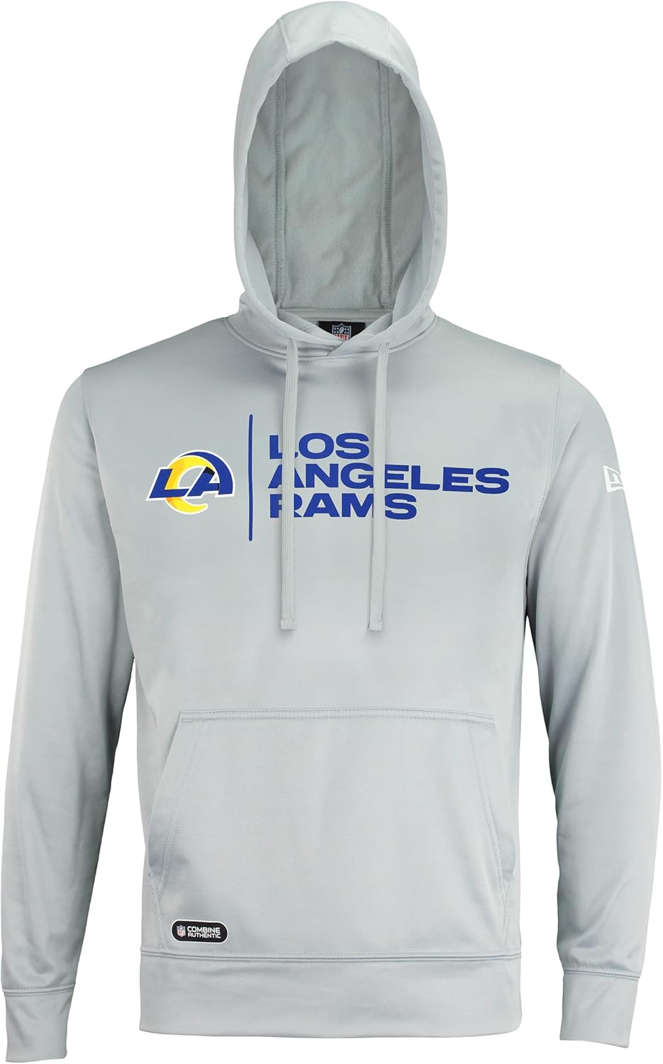 Los Angeles Rams Cool Grey Gametime Pullover Performance Hoodie