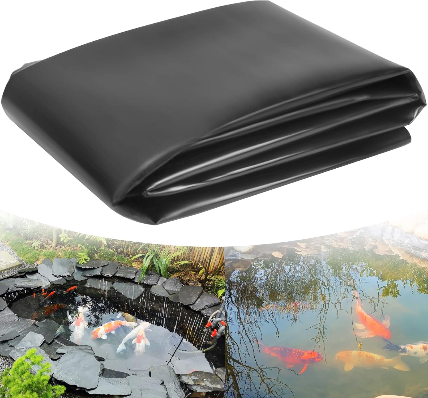 DGSL Pond Liner 20 Mil 10 X 13 FT for Outdoor Ponds and Gardens