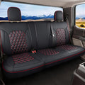 Huidasource F150 Rear Seat Covers Fit 2015-2025 SuperCrew - Durable