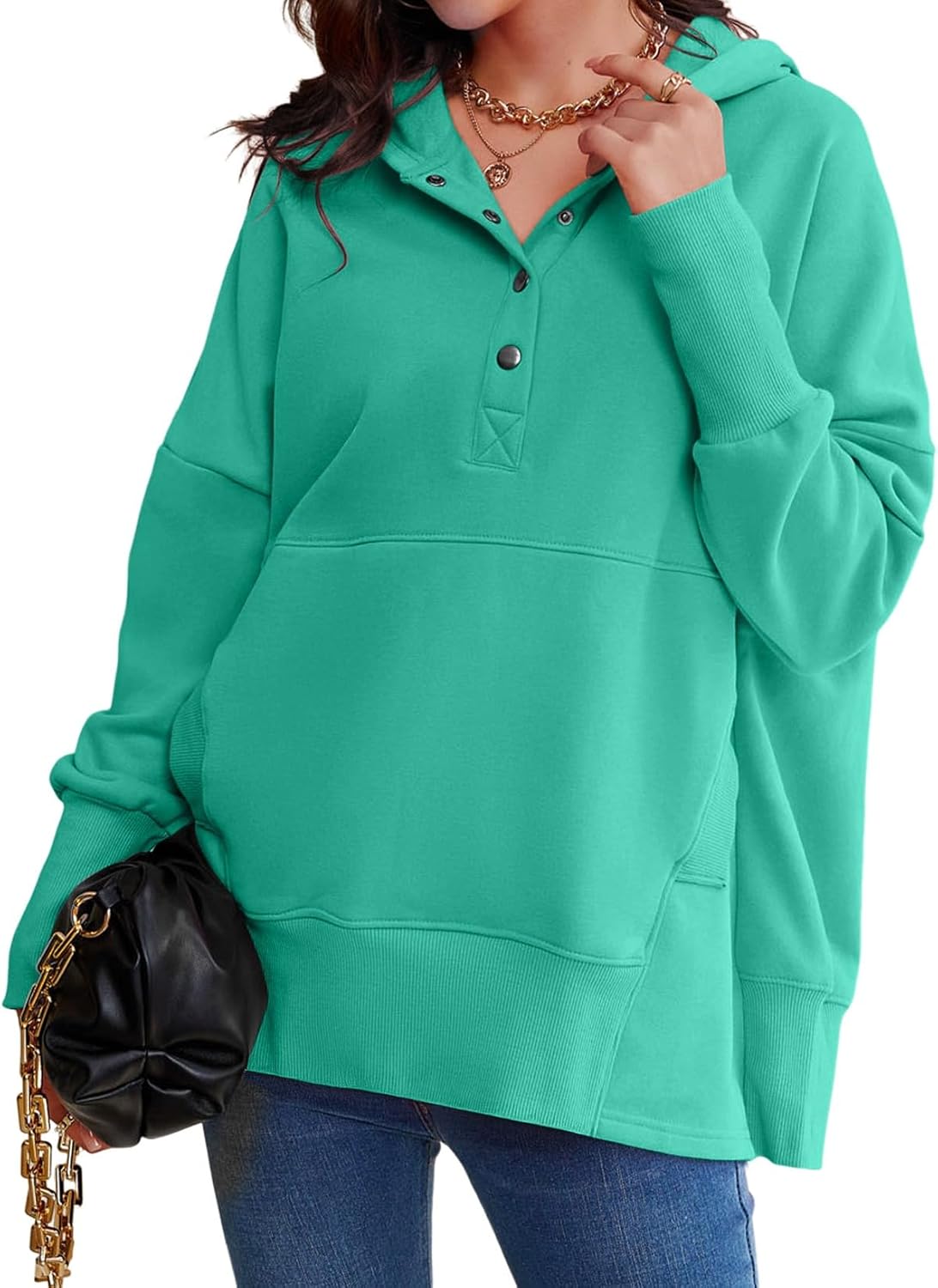 AlvaQ Womens Oversized Sweatshirts for Cozy Winter Style