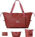 Foldable Travel Bag for Women 40L - Compact Carry On Weekender