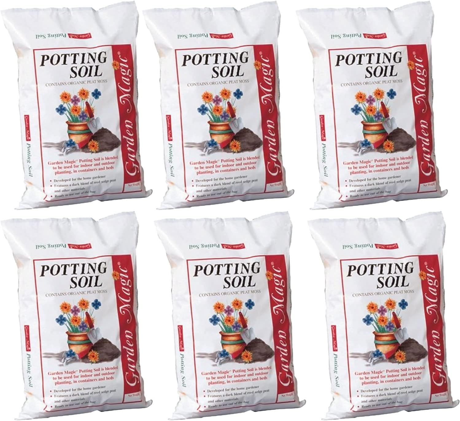 Michigan Peat Garden Magic Potting Soil Mix for All Plants