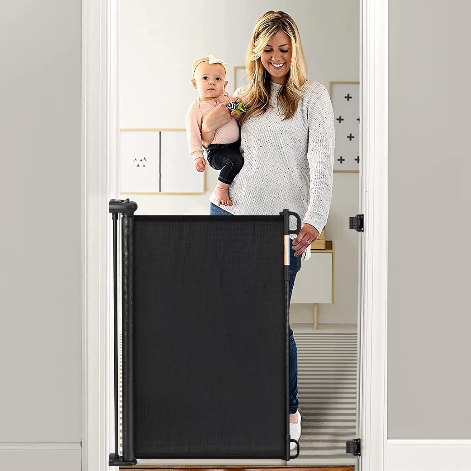 Retractable Baby Gate by Momcozy - Safety for Your Home