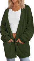 LILLUSORY Womens Oversized Cardigans Soft Knit Cardigan Sweater Great