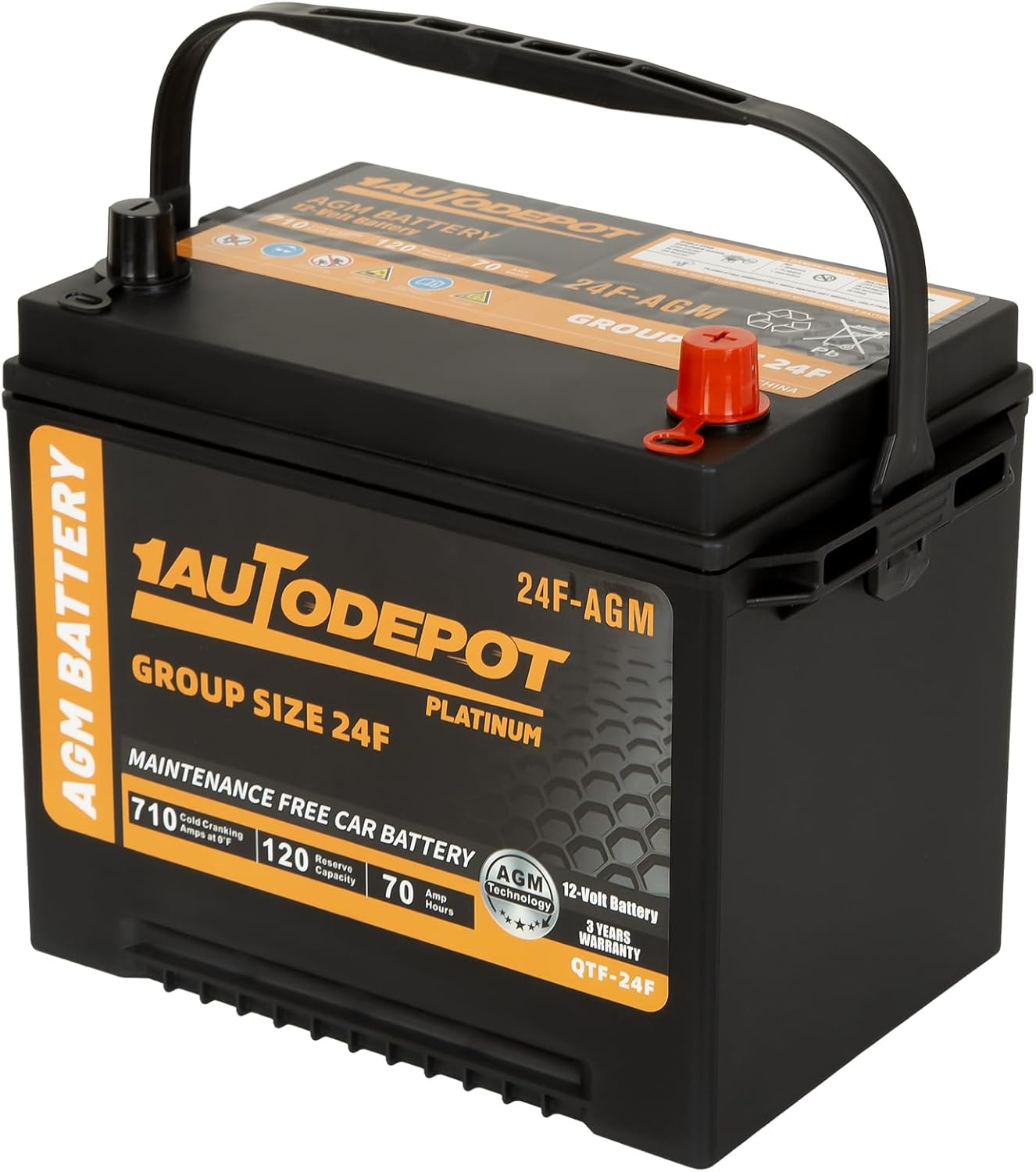 Premium AGM Car Battery 12V 70Ah~710CCA