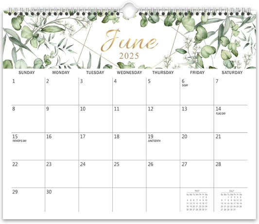 2025-2026 19-Month Plant Wall Calendar by GuassLee