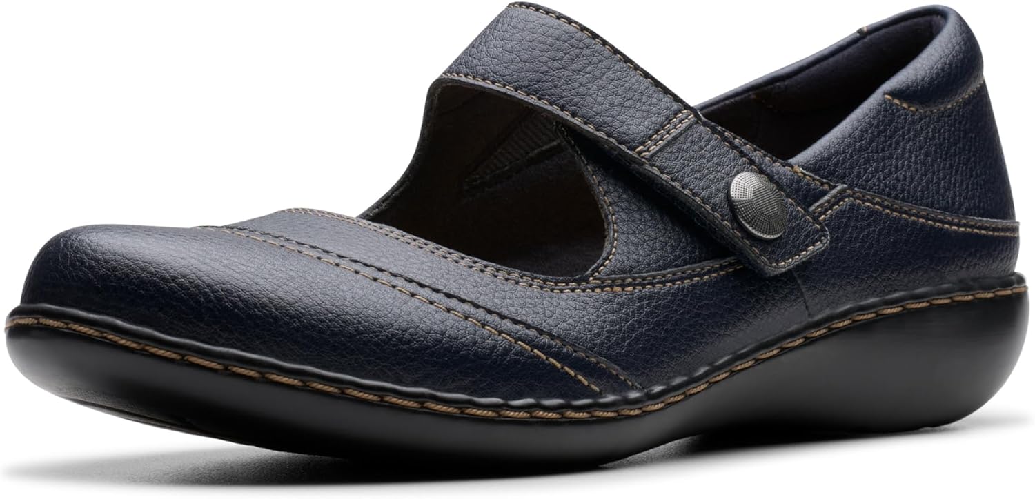 Clarks Women's Ashland Elayne Mary Jane Flat for Everyday Style