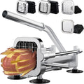 French Fry Cutter with Apple Slicer - Heavy Duty Stainless Potato