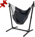 Hammock Chair with Stand - Heavy Duty Hanging Chair for Indoor Outdoor
