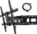 VideoSecu MW380B5 Full Motion TV Wall Mount for 37-70 in Displays