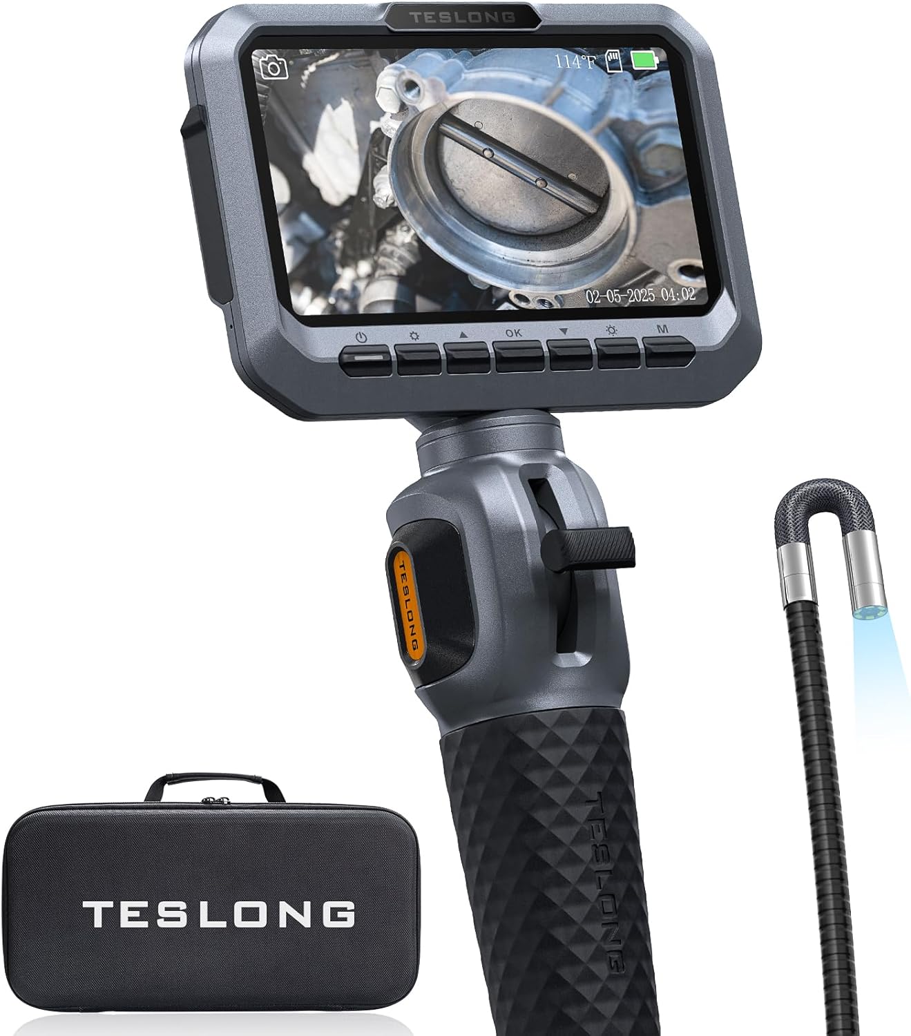 Teslong Two-Way Articulating Borescope with 5.5mm Slim Probe