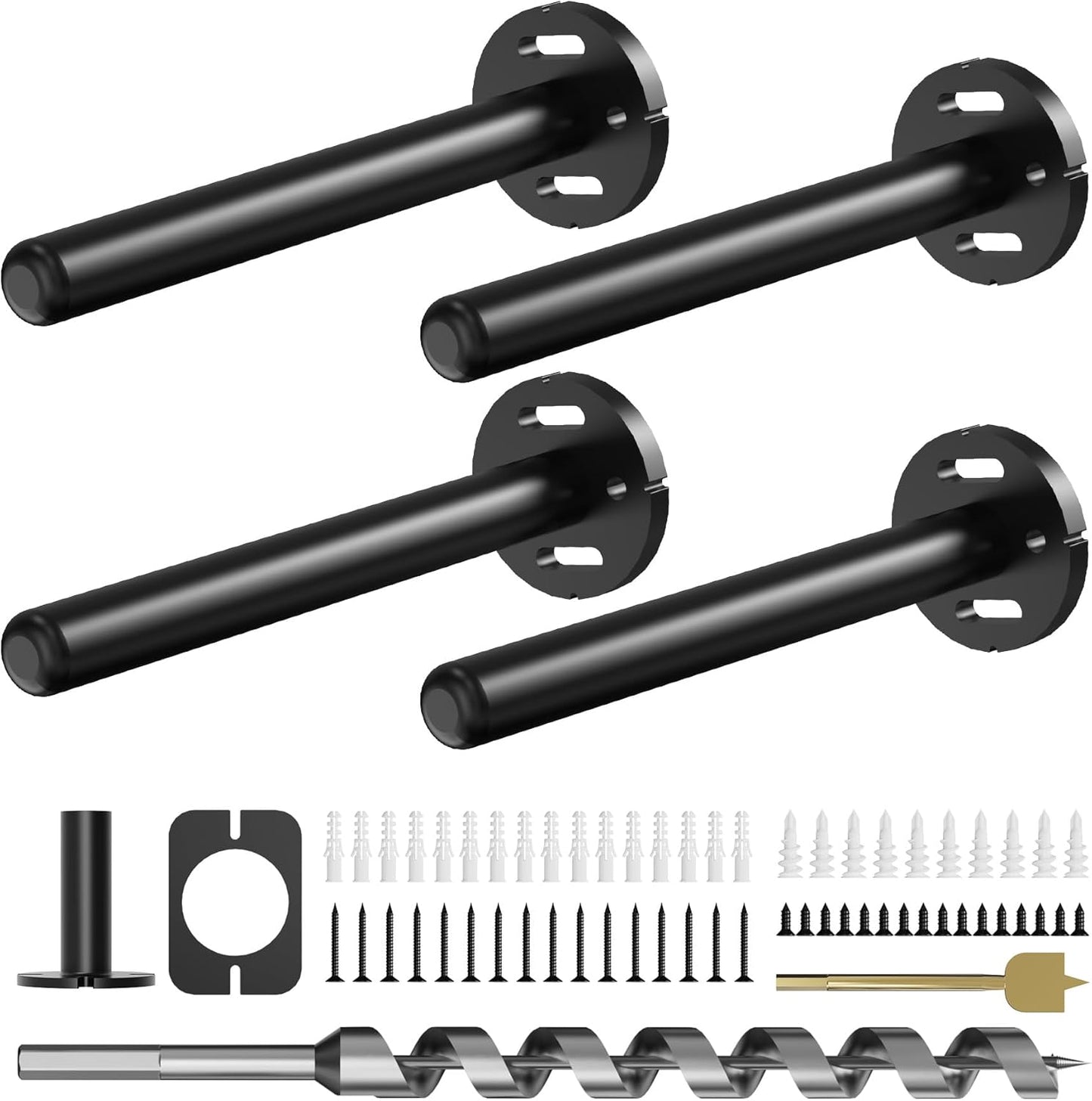 Heavy Duty Floating Shelf Brackets for Modern Home Decor