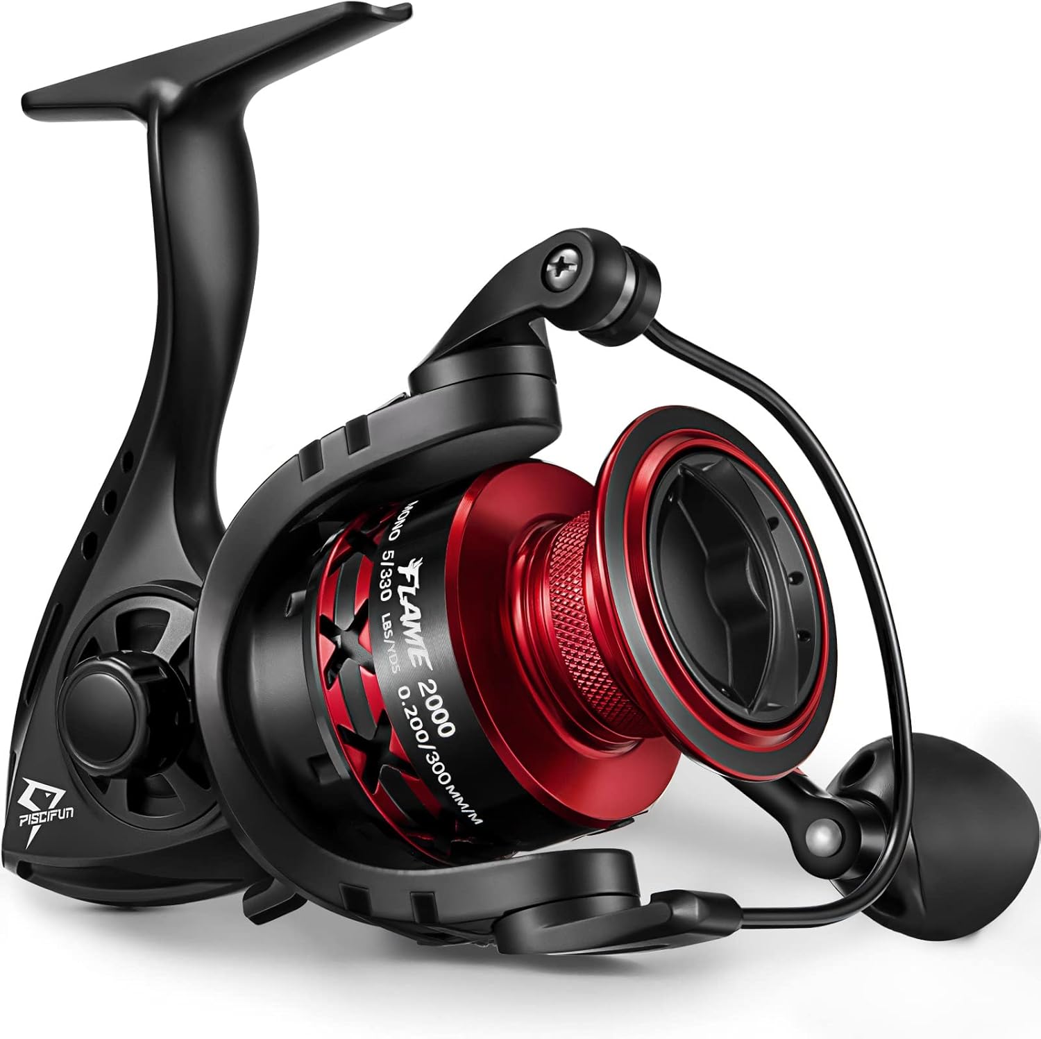 Piscifun Flame Spinning Reel: Ultra Smooth 9+1BB, 19.8LBs Max Drag