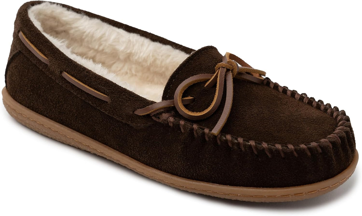 Minnetonka Women's Camp Tie Moc Slippers for Cozy Comfort