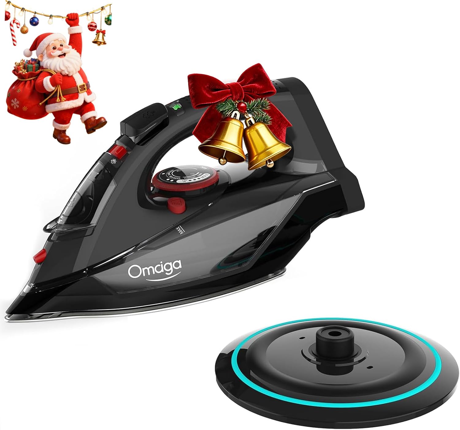 Cordless Iron for Clothes with Powerful Steam and Precision