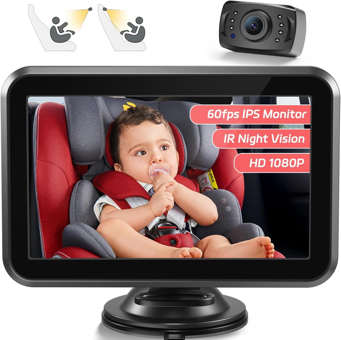 Crystal Clear Night Vision Baby Car Camera