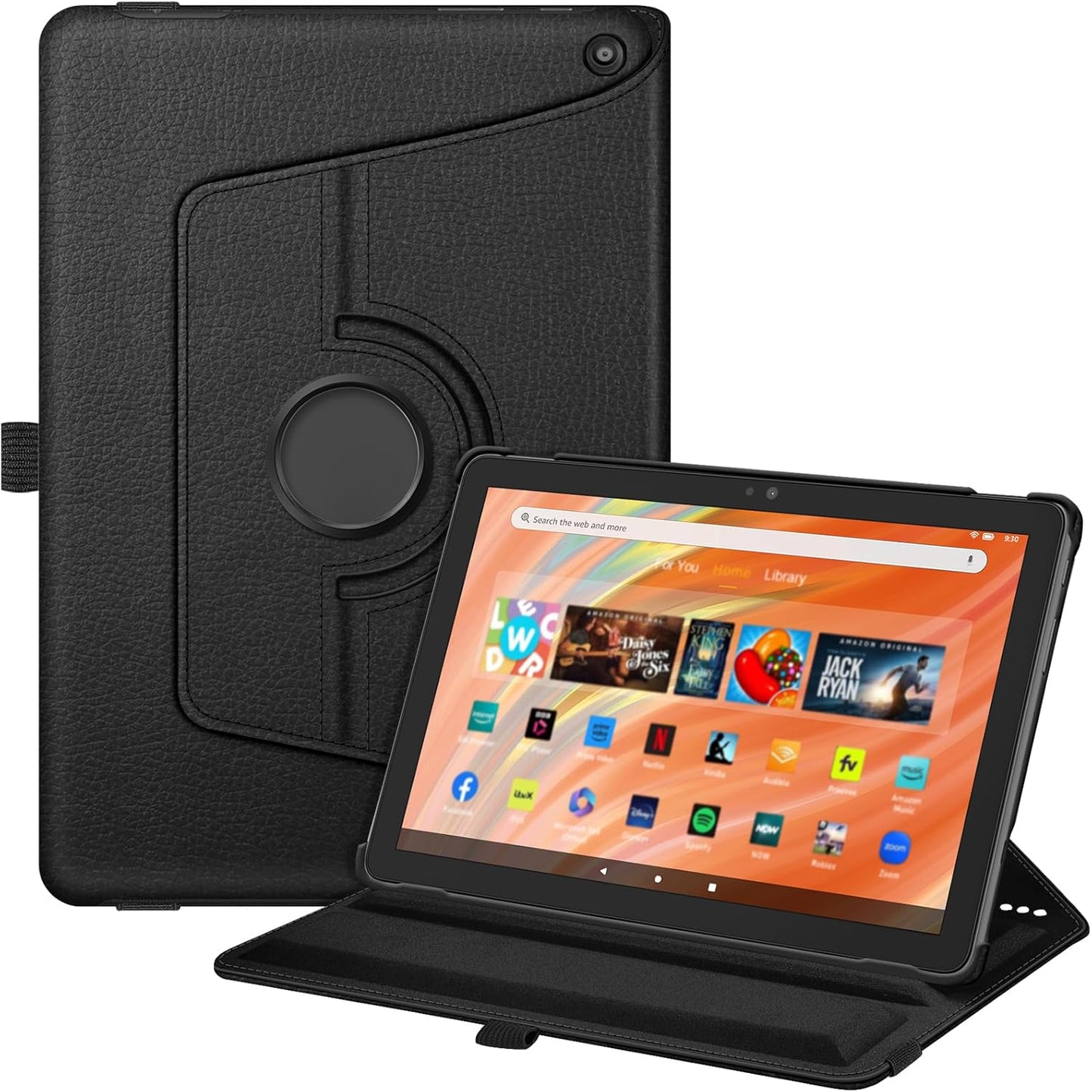 Fintie Case for All-New Fire HD 10 Tablet - 360 Degree Rotating