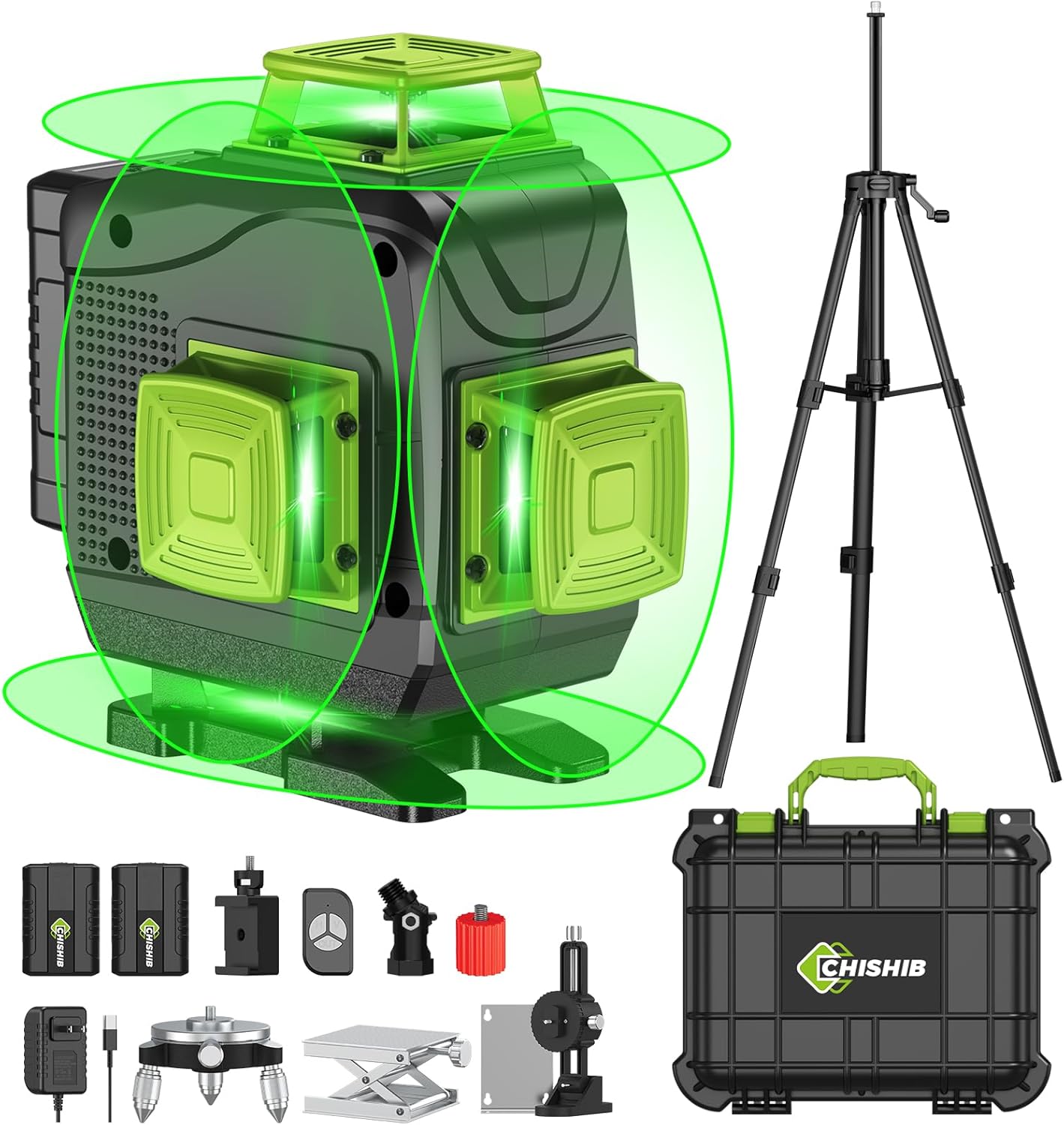 16 Lines Laser Level with Tripod for Precision Construction Work