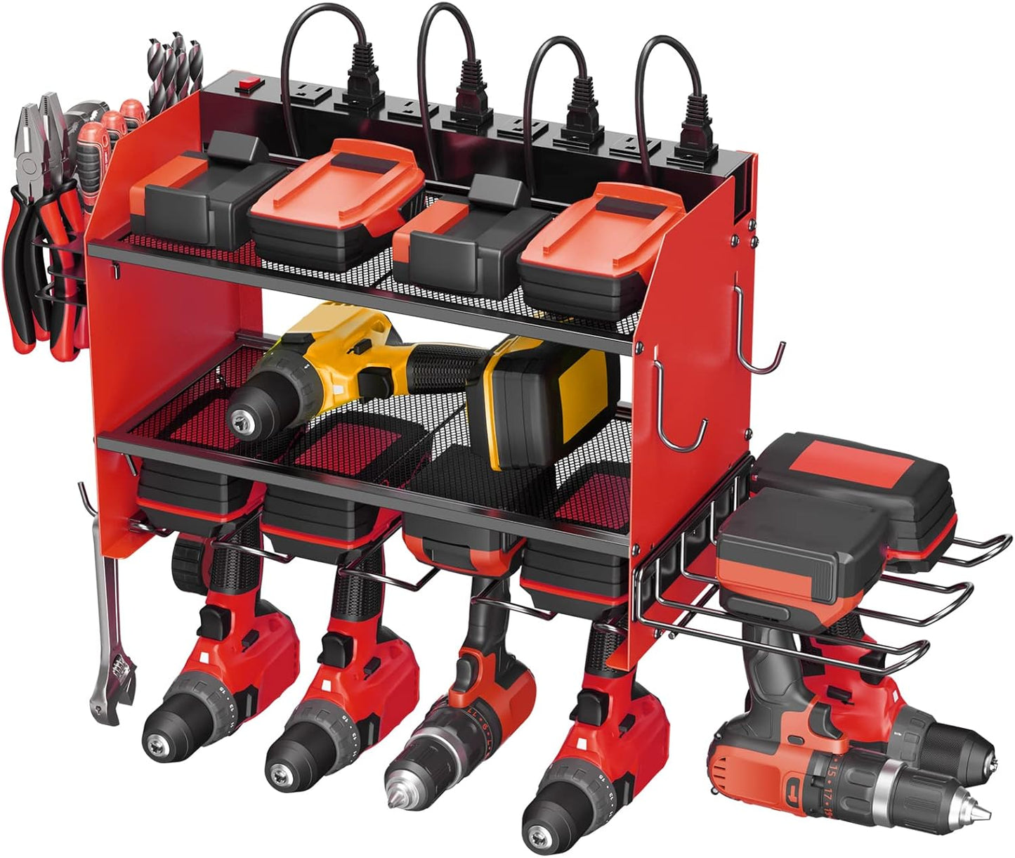 CCCEI Modular Power Tool Organizer Wall Mount Charging Station