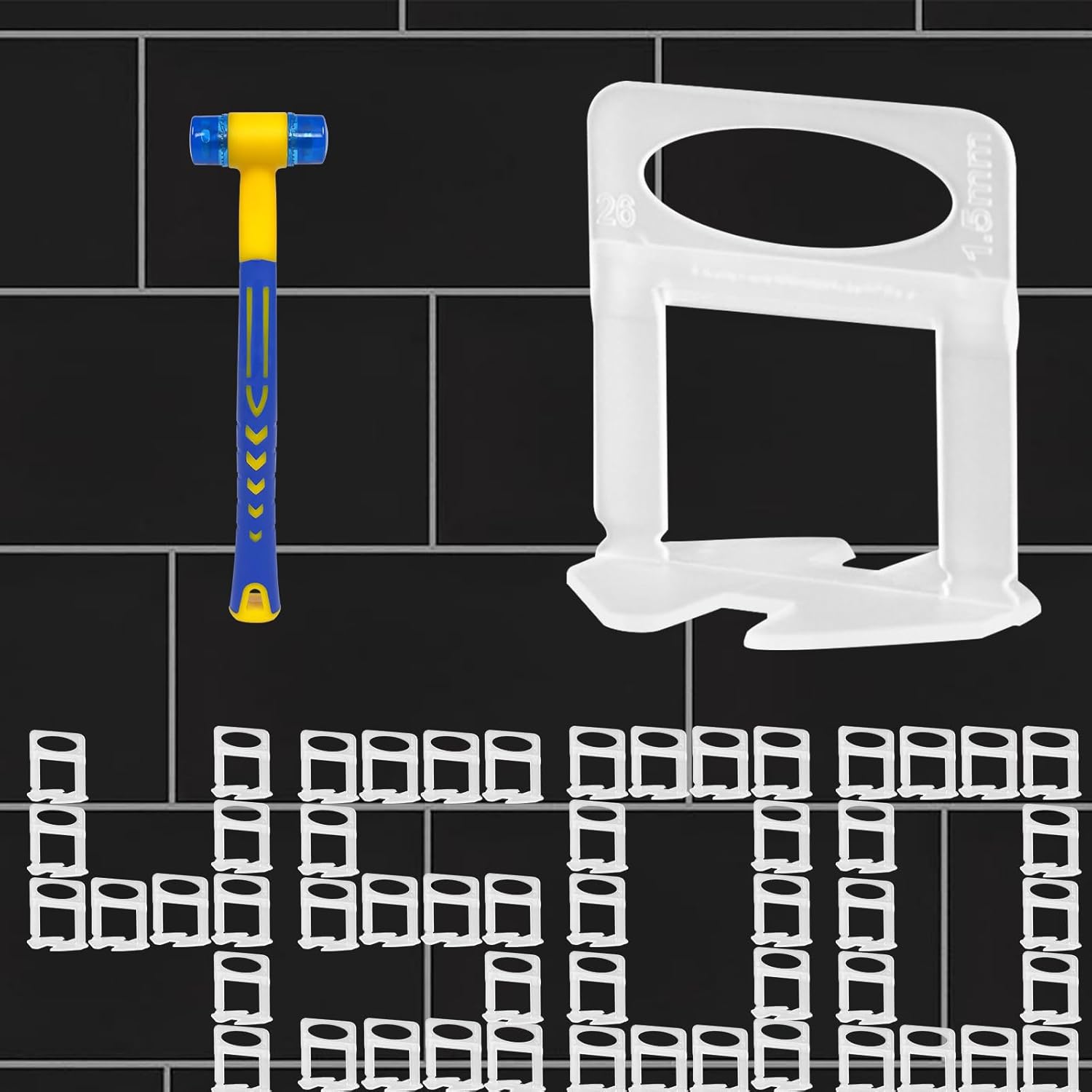 Pro-Grade Tile Leveling System Clips for Precision Installation