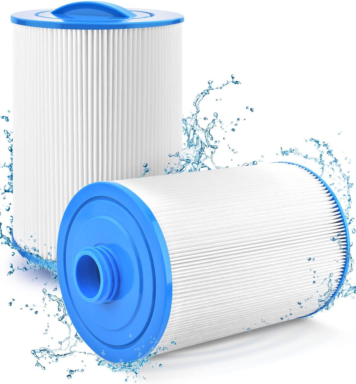 PACETAP 1 1/2in SAE Thread Screw in Spa Hot Tub Filter 2 Pack