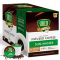 SOLLO Organic Slim Coffee Pods Medium Roast - Low Acid, Diet Support