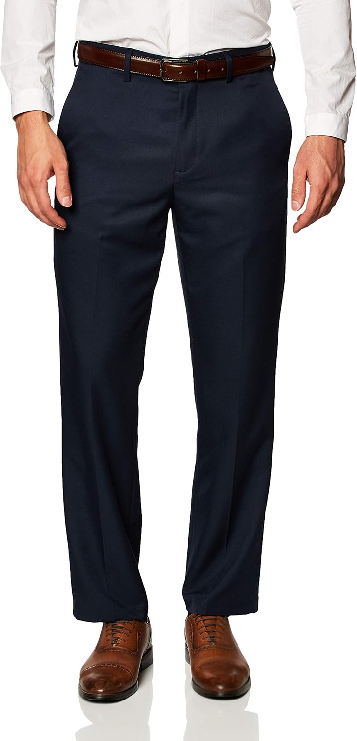 Classic-Fit Expandable-Waist Flat-Front Dress Pant Review