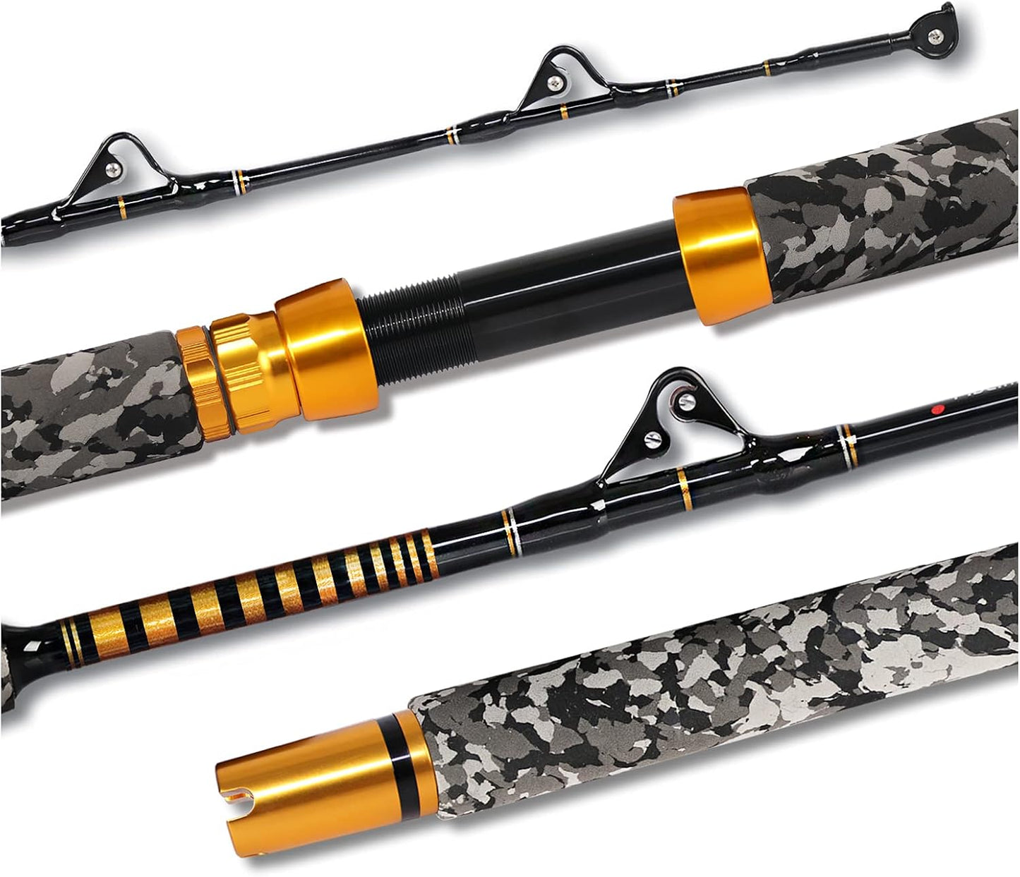 Fiblink 6-Foot Saltwater Offshore Trolling Rod for Big Game Fishing