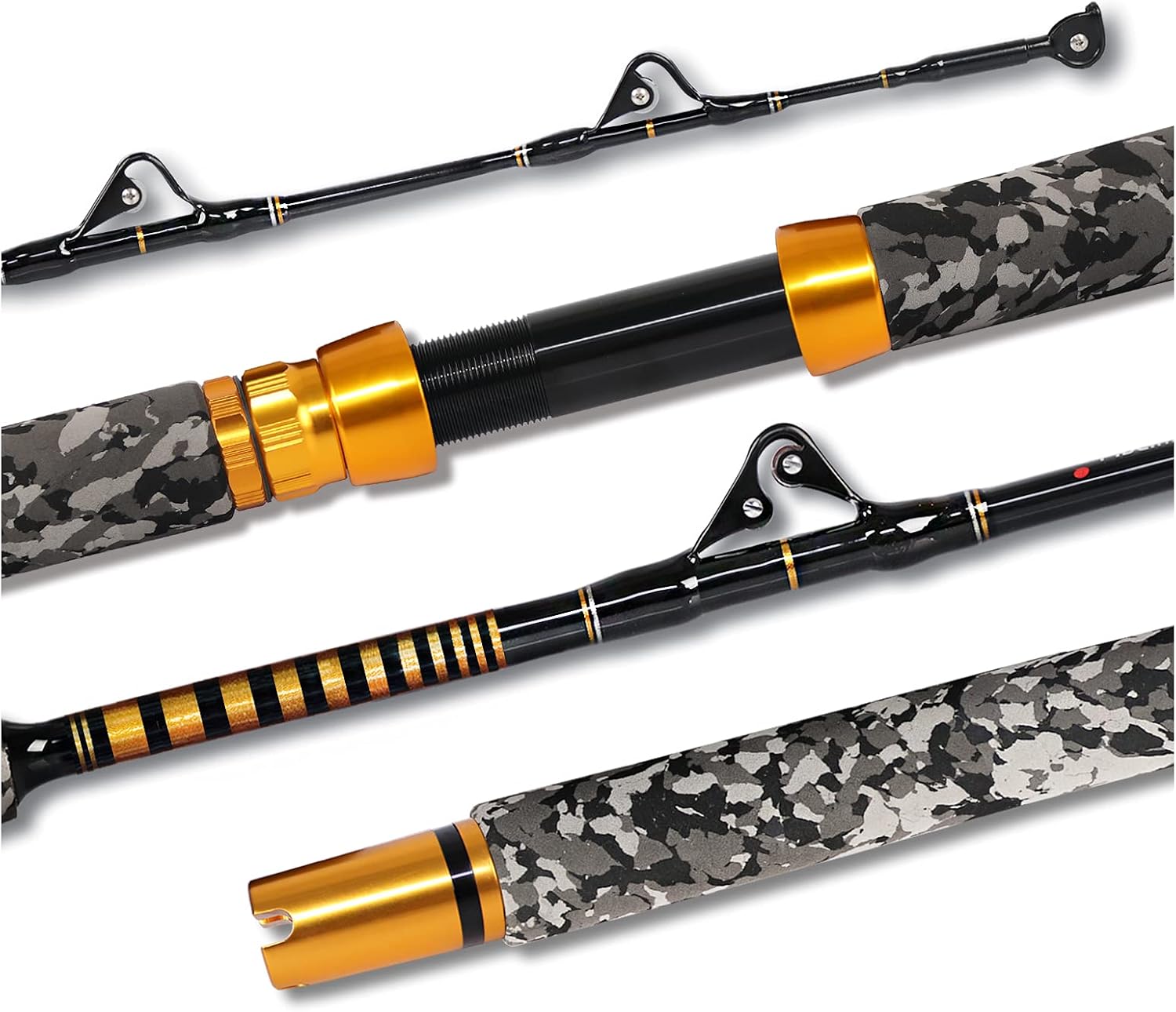 Fiblink 6-Foot Saltwater Offshore Trolling Rod for Big Game Fishing