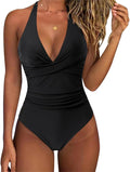 SUUKSESS Women Sexy Tummy Control One Piece Swimsuit (Style SKTH)