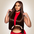 7x5 Glueless Chocolate Brown Lace Front Wig 24in - Wear and Go