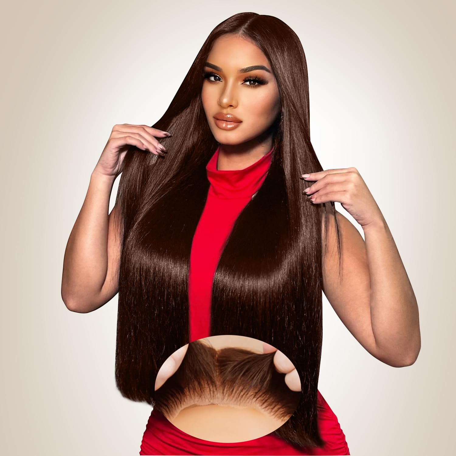 7x5 Glueless Wigs Human Hair for Effortless Style and Comfort