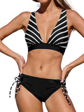 CUPSHE Bikini Set for Women Two Piece V Neck Triangle Top