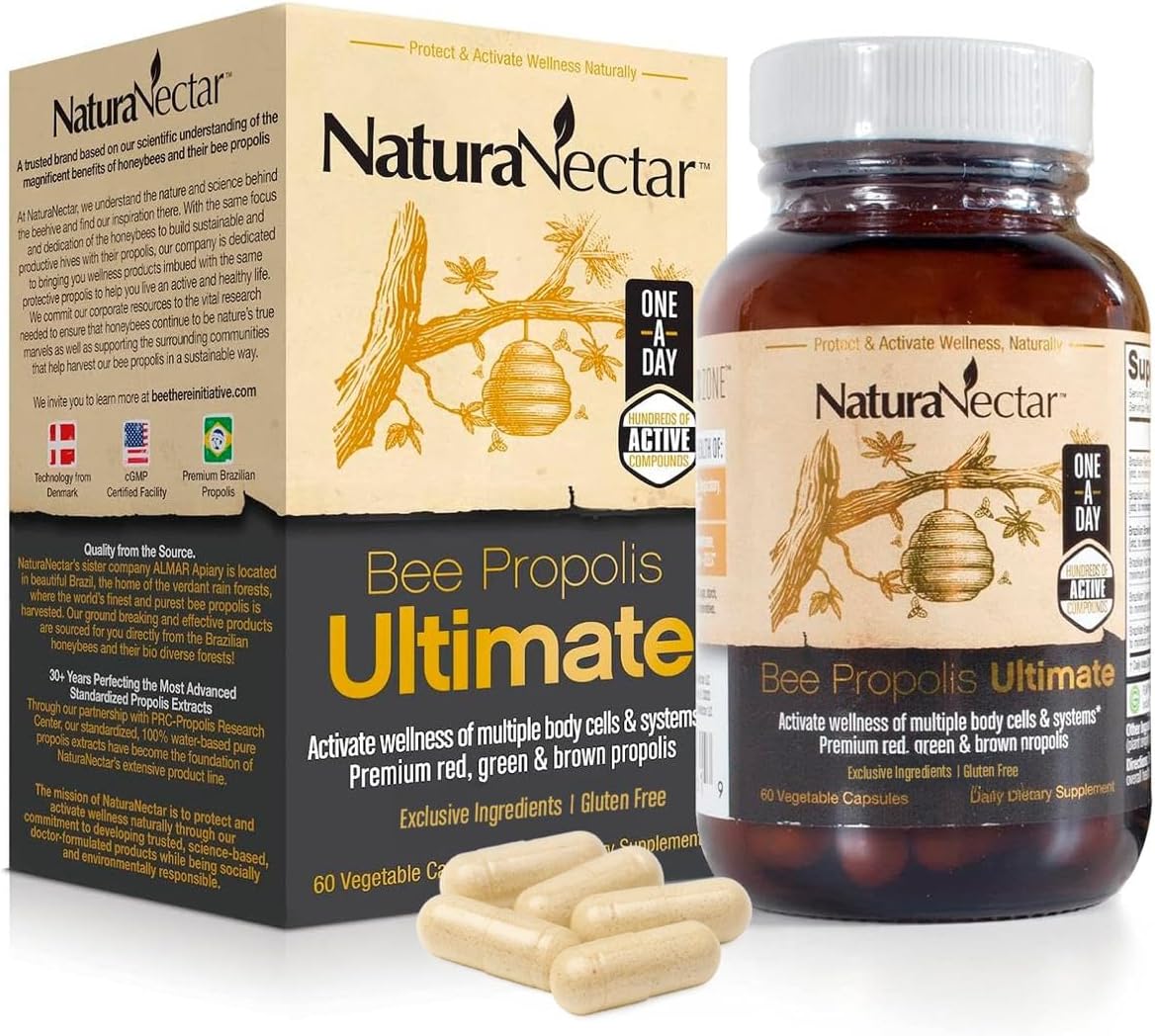 Ultimate Bee Propolis Capsules - NSF Certified Gluten-Free Supplement