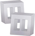 ENERLITES Elite Series Screwless Decorator Wall Plate for Safety