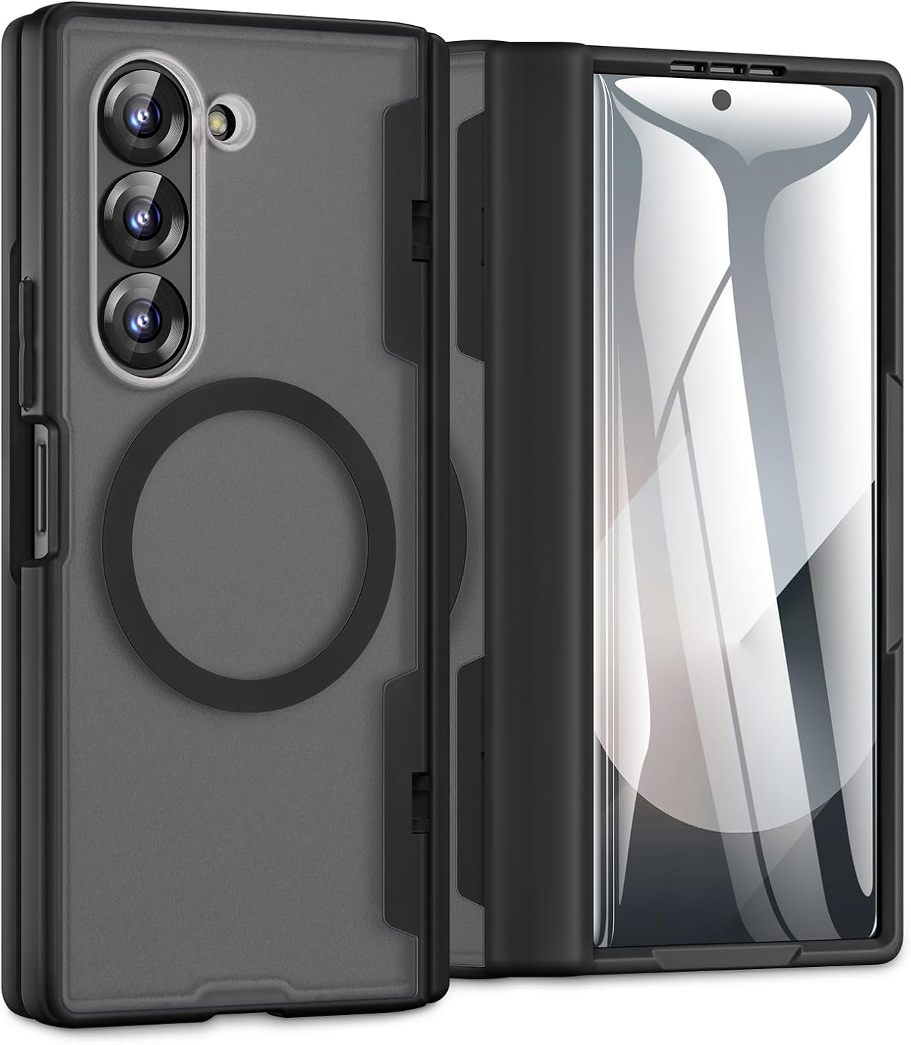 Caka for Samsung Galaxy Z Fold 5 Case with Hinge Protection