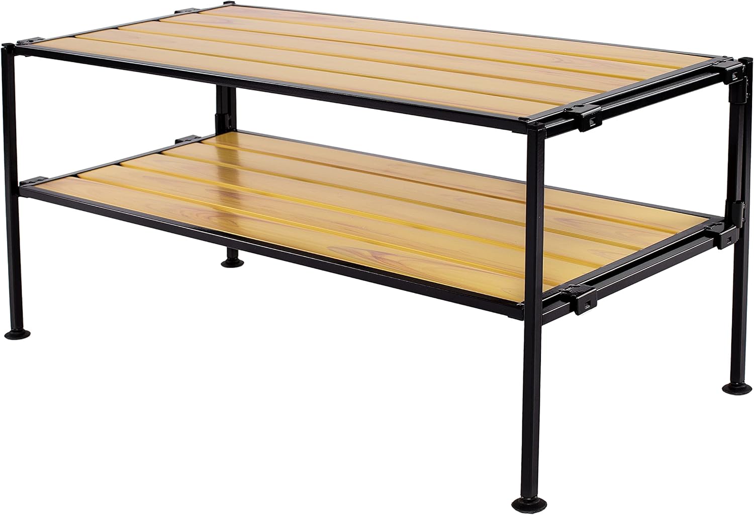 Sturdy Freestanding Storage Shelf for Bedroom and Closet Use