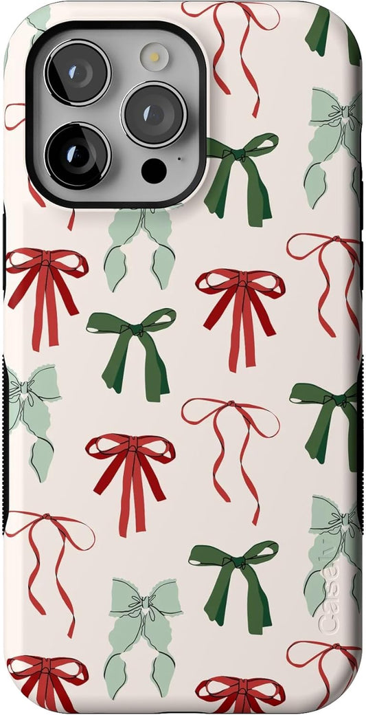 Bold Protective iPhone 14 Pro Max Case with Festive Design