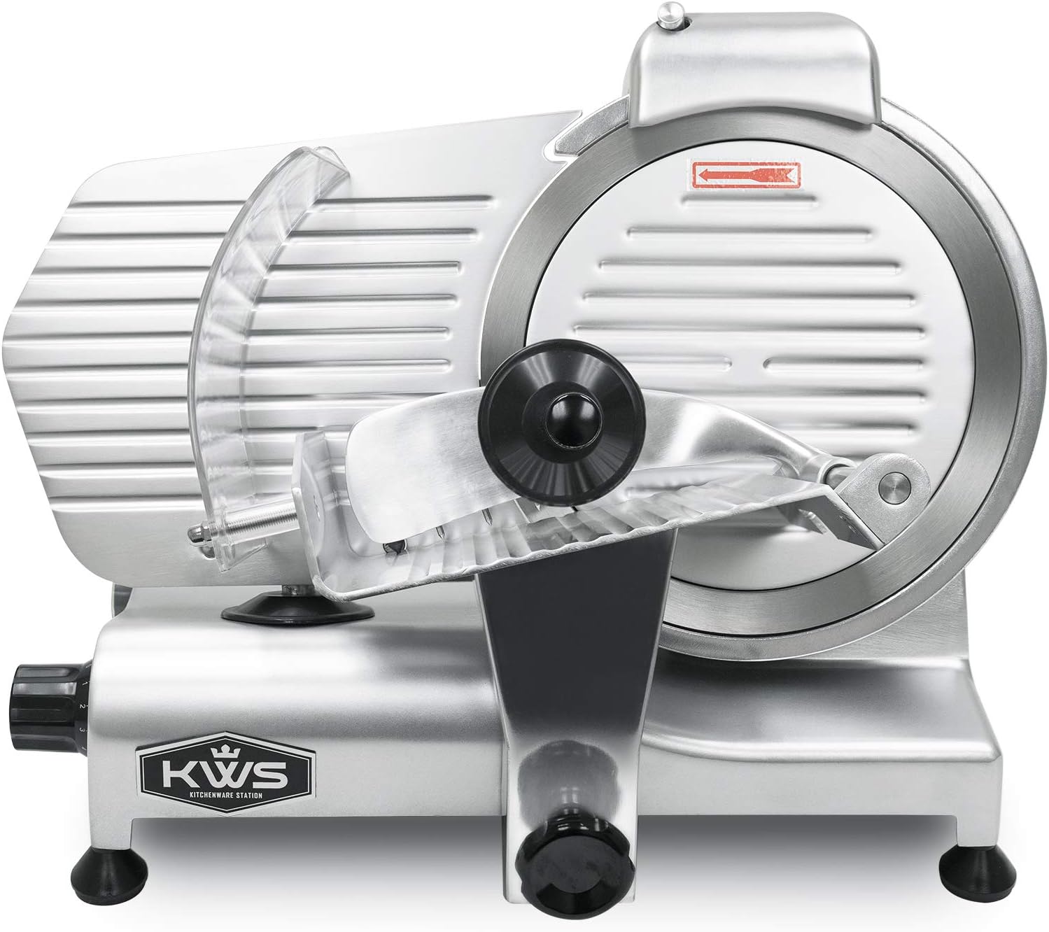 KWS MS-10NS Electric Meat Slicer for Home and Commercial Use