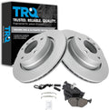 Rear Brake Pad & Rotor Kit Compatible with 2000-2006 BMW - Reliable