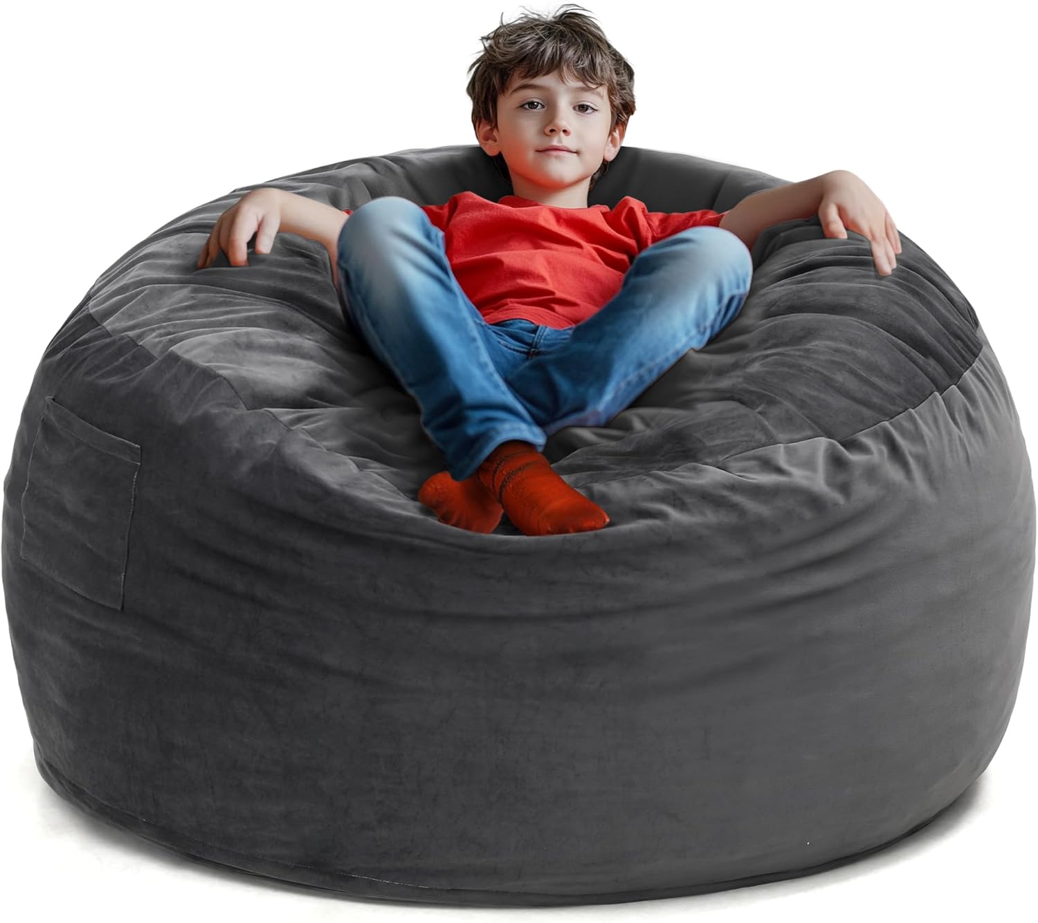 Kromax Large Memory Foam Bean Bag: Ultimate Comfort!