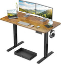 Marsail 48x24 Electric Standing Desk with Drawer - Ergonomic Sit Stand