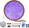 Steel Tongue Drum 13 in 15-Note Handpan in C Major - Easy to Learn