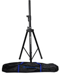 Rockville RVSS4AB Hydraulic Tripod Speaker Stand 42-79 in - Smooth