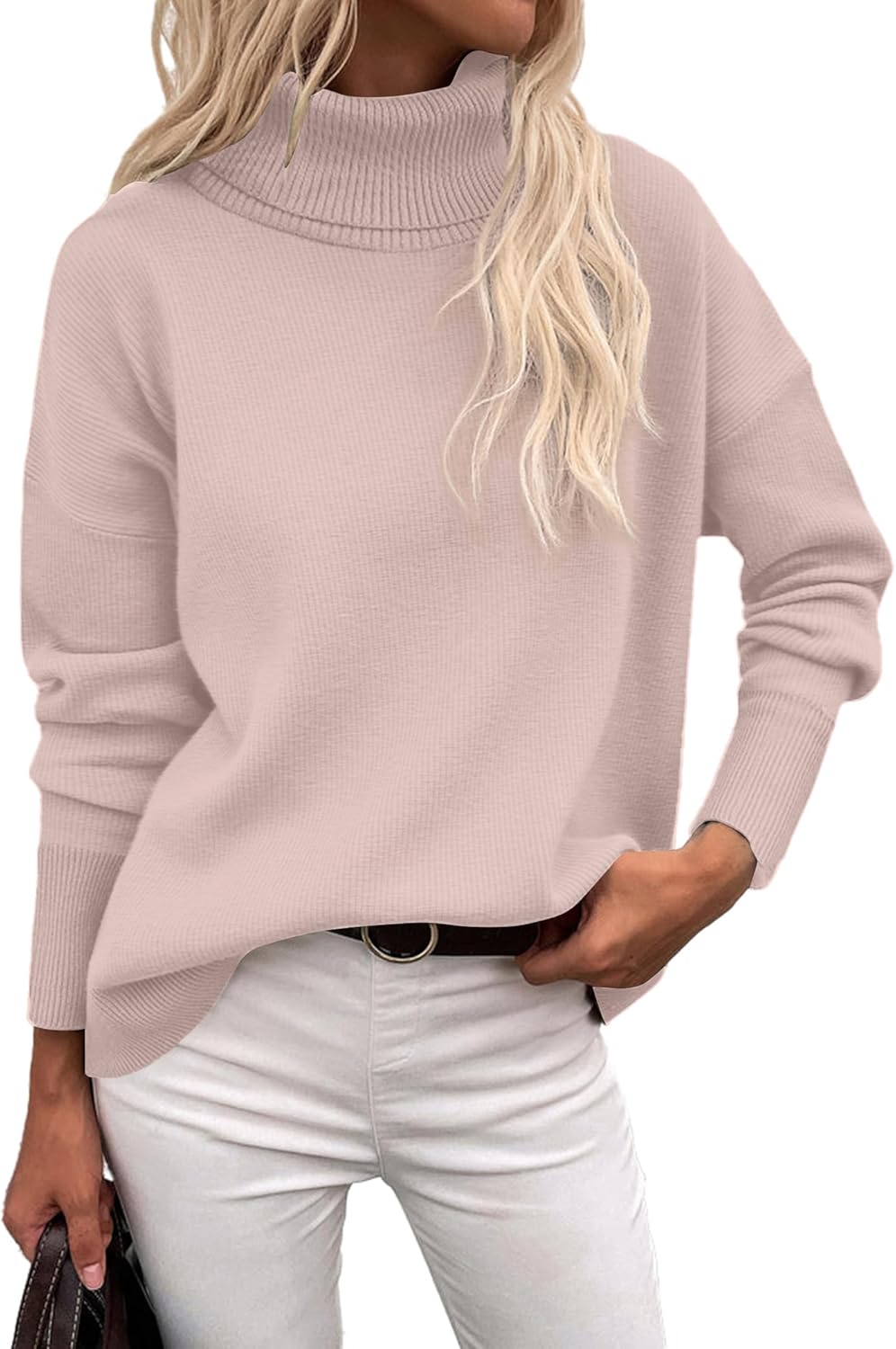 Zeagoo Women's Turtleneck Sweater for Trendy Fall Style