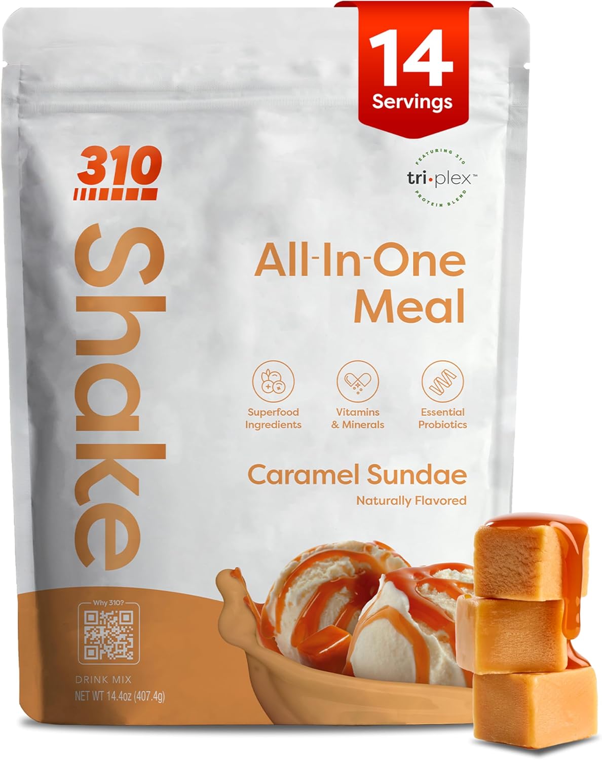 310 Nutrition All-In-One Meal Replacement Shake for Balanced Nutrition