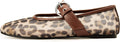 Leopard Flats for Women Mesh Ballet Mary Jane Flats - Chic Comfort in