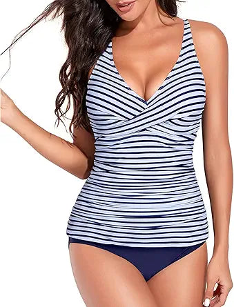 Yonique Tankini Swimsuits for Women with Tummy Control Design