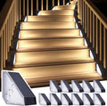 Solar Stair Lights Outdoor Triangle Step Lights - Bright Night Safety