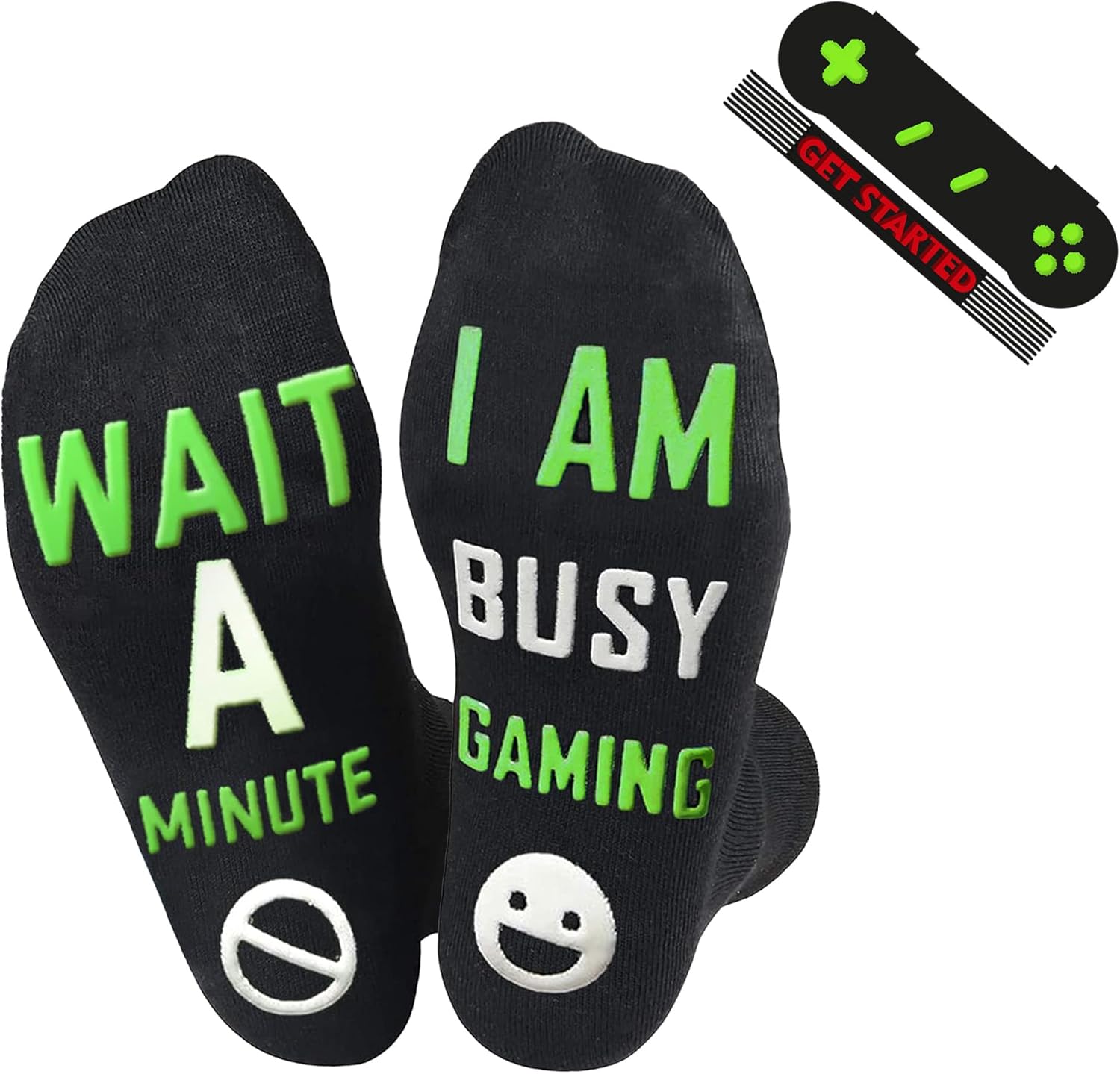 Gamer's Delight Socks - Fun Stocking Stuffers for Him!